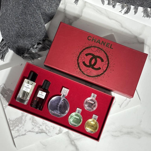 CHANEL SET 6 perfumes 3×30ML   3×7.5ML